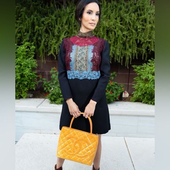 Valentino Lace Accent Dress (EU 38/US 8) - Picture 1 of 13